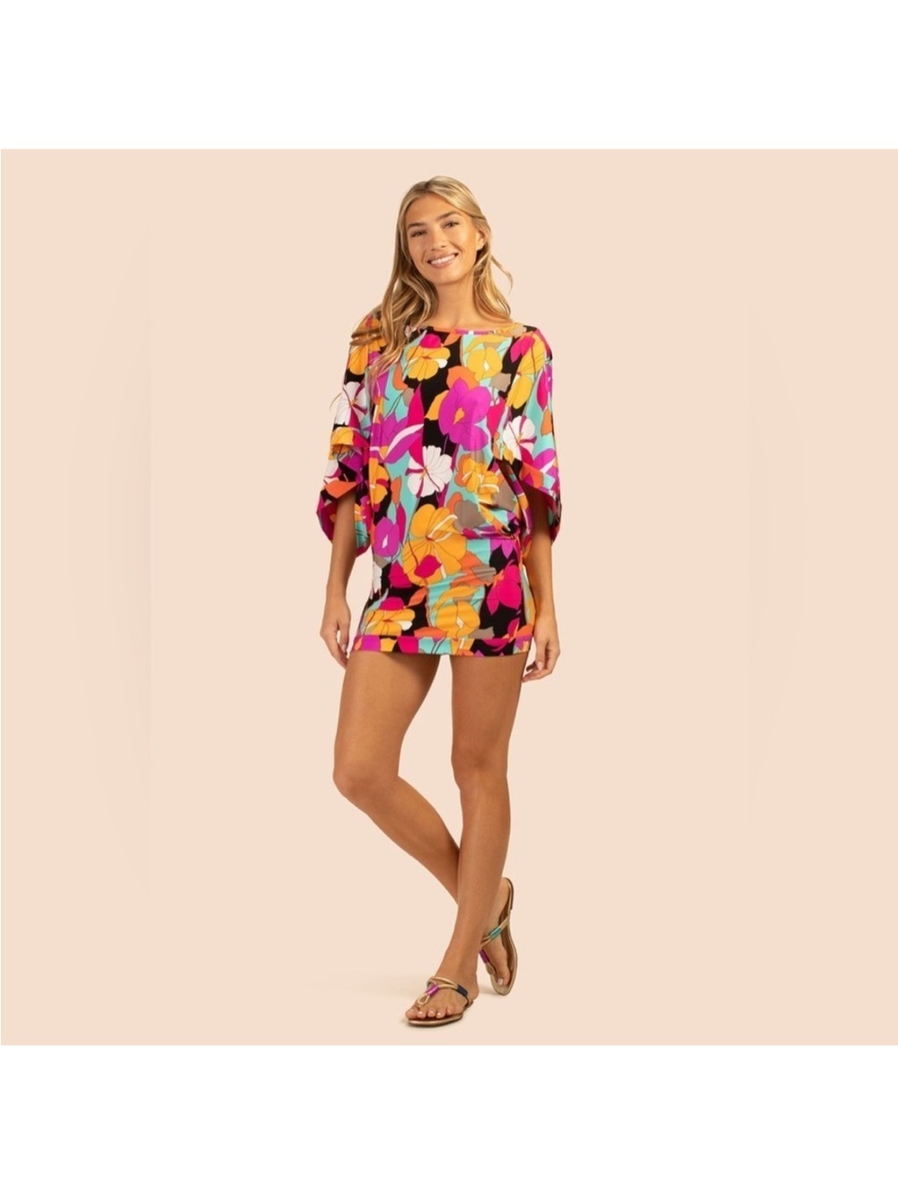 New Trina Turk Gemini Swim Tunic Dress